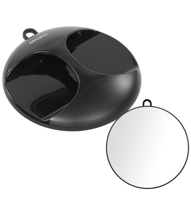 Sibel Luna Runder Spiegel Schwarz 28 cm