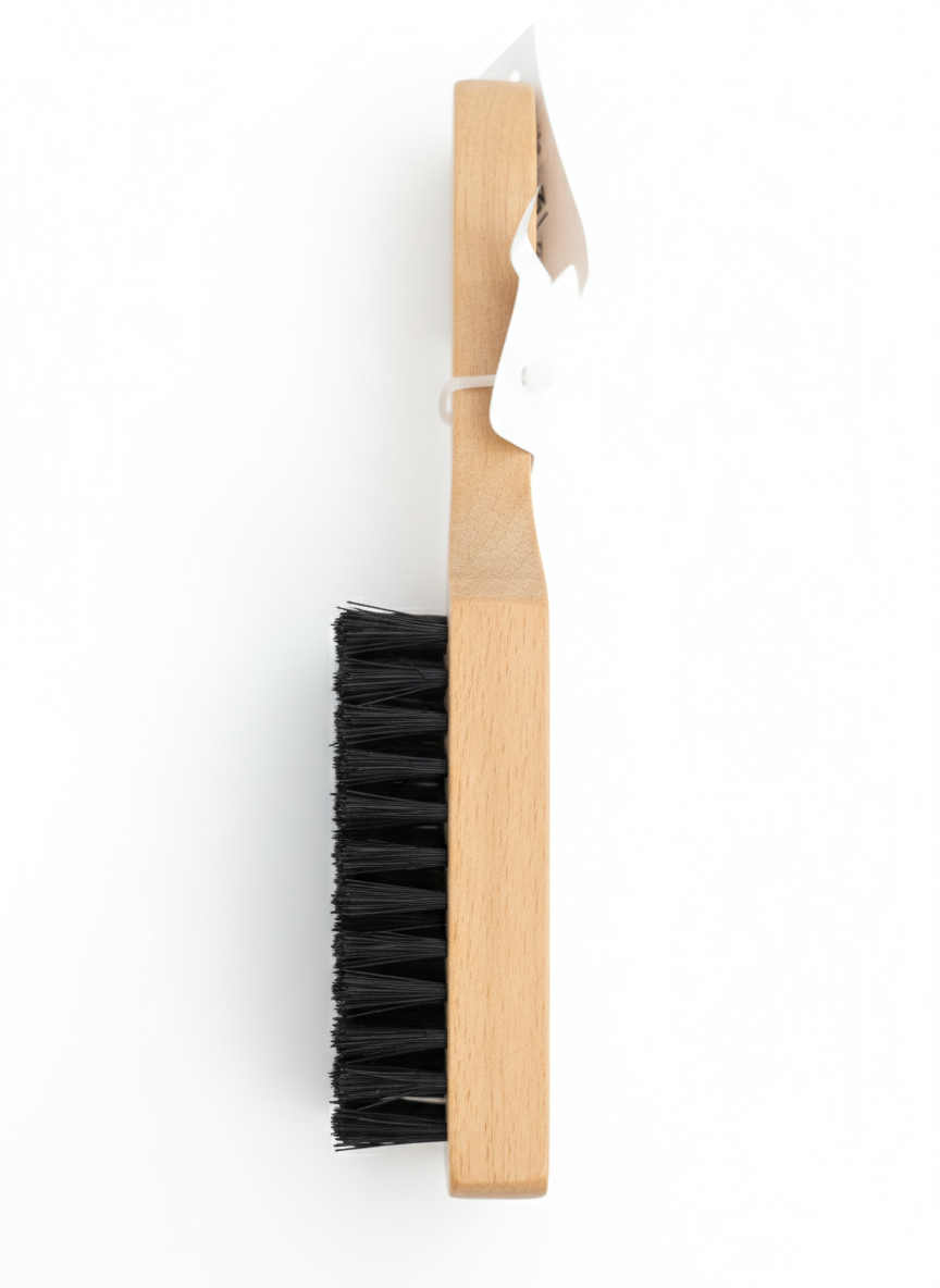 Barbar salon hair brush salon quality Fade Brush &amp; Baardborstel (Smal met handvat)
