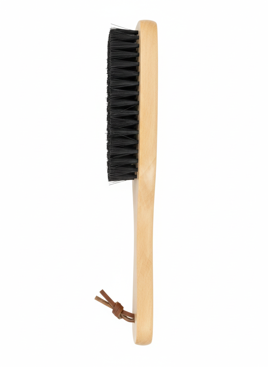 Barbar salon hair brush Boar Bristle Brush (Houten Borstel)