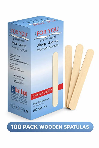 More for You Houten Harsspatels - 100 Stuks