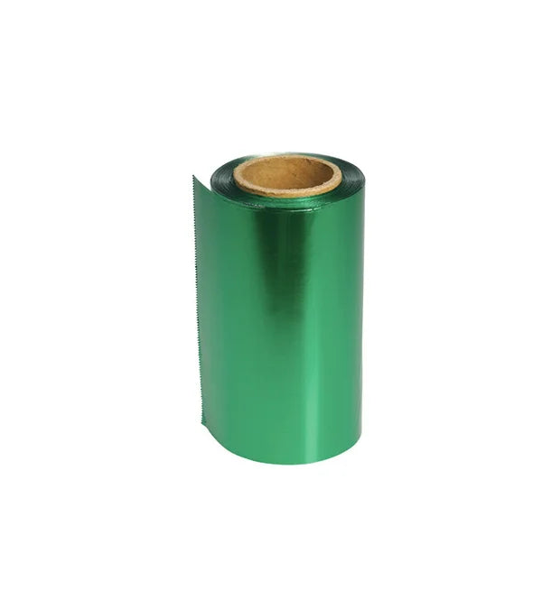 Feuille de couleur Sibel 12 cm - Épaisseur 15 µm — Rouleau de feuille d'aluminium Sibel 15MY VERT 12 cm x 100 m
