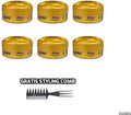 Glorie Professional Wax Golden Million Pliable Styling Geel met Gratis Styling kam 6 x150 ml
