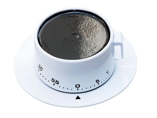 Réveil/Minuterie Tasse à thé — blanche