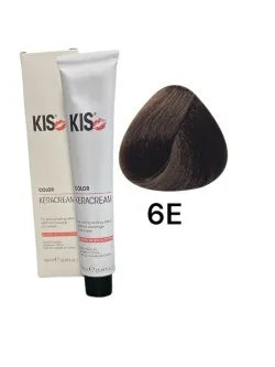 KIS 6E - Coloration capillaire KeraCream Color Blond Foncé Espresso 100ml.