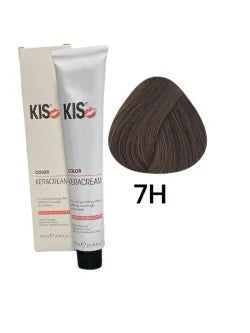 KIS 7.H - Blond noisette moyen KeraCream Color Color Hair Dye 100ml.