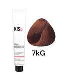 KIS 7KG - Coloration capillaire KeraCream Color Blond Doré Cuivré Moyen 100ml.