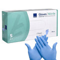 Gants ménagers jetables en nitrile Abena, taille S - 100 pièces, bleus
