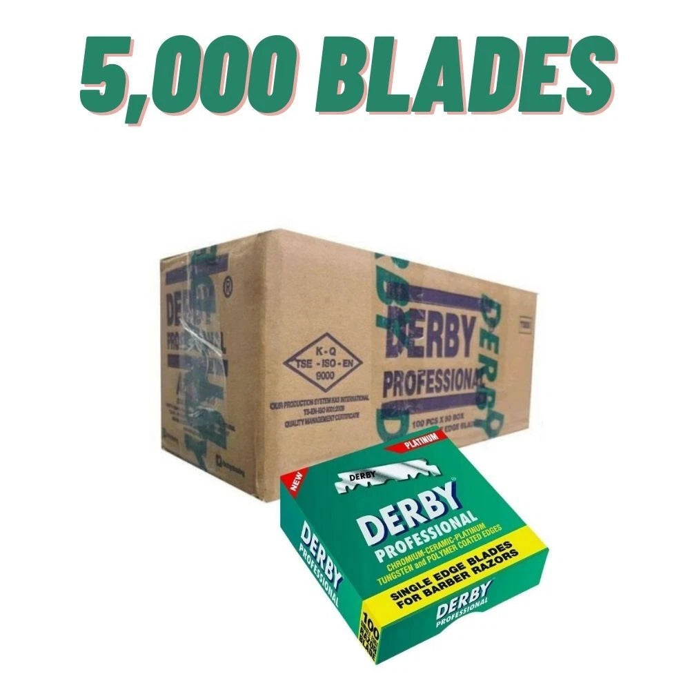 Derby Professional Rasierklingen, Einwegrasierklingen, 50 x 100 Stück