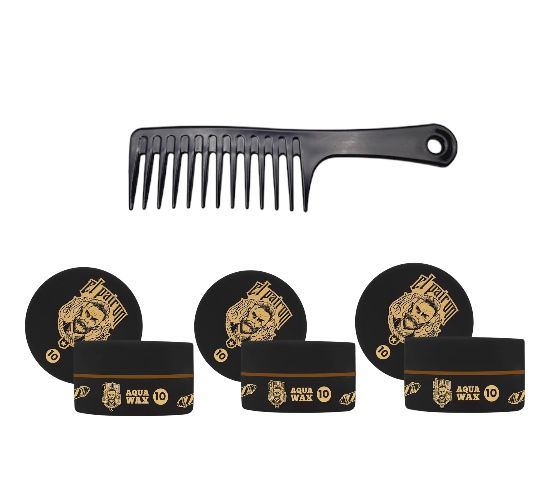 ELPatron haarstyling Aqua wax 10  Met Styling Km Voordeelverpakking 3x 150ml