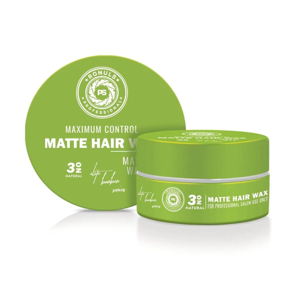 Ronuls Professional hair styling matte wax + gratis Styling Kam Voordeelverpakking 6x 150ml