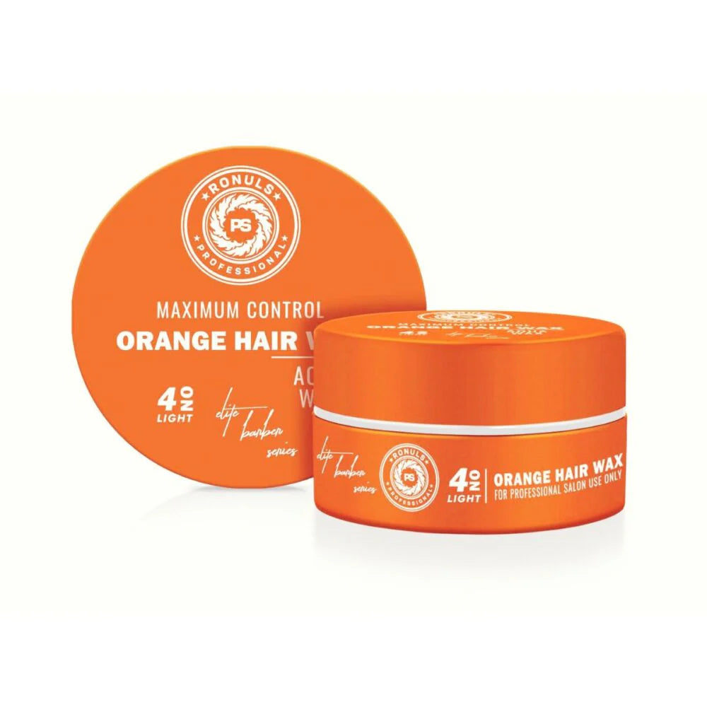 Ronuls Professional hair styling Orange wax + gratis Styling Kam Voordeelverpakking 6x 150ml