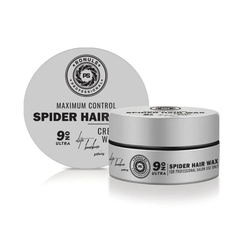 Ronuls Professional haarstyling Spijder wax met styling kam Voordeelverpakking 3x 150ml