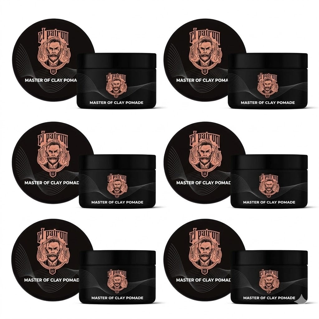 ElPatron Master of Clay haar styling Pomade Voordeelverpakking 6x 150ml