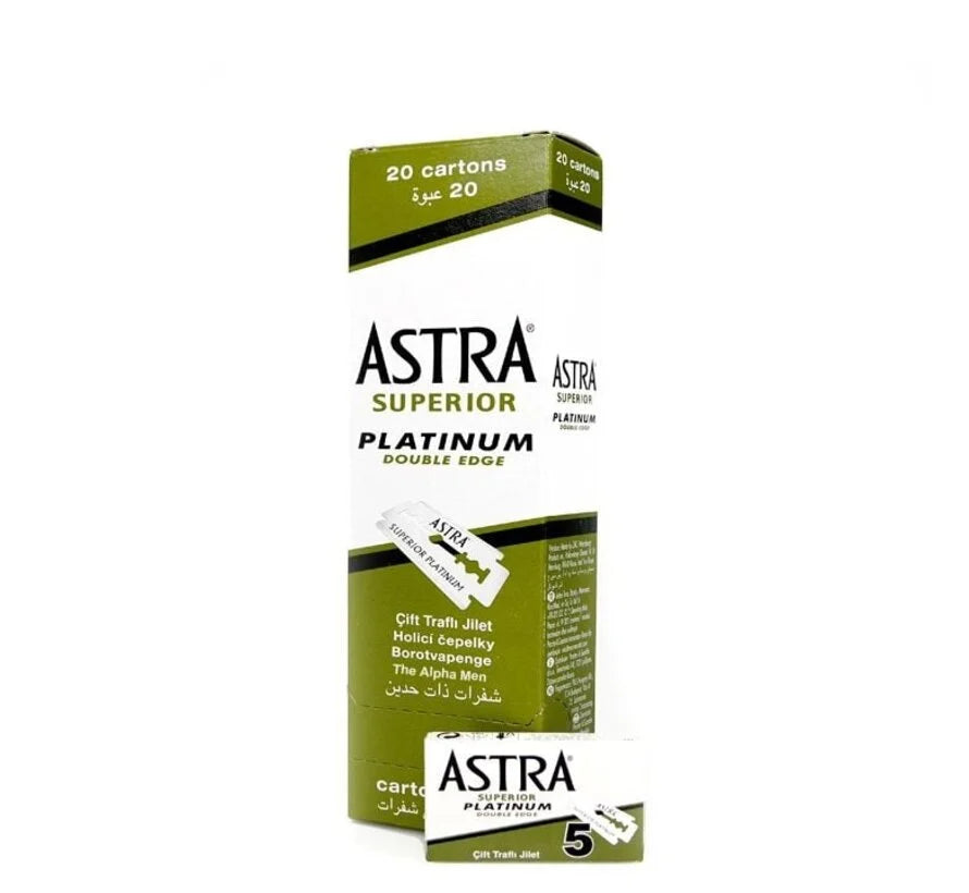 Astra scheermesjes Superior Platinum Double Edge Blades – 10x verpakt
