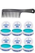 Abzehk Blue Ultra Strong Hair Styling Wax 6 Stuks + Gratis Styling Kam