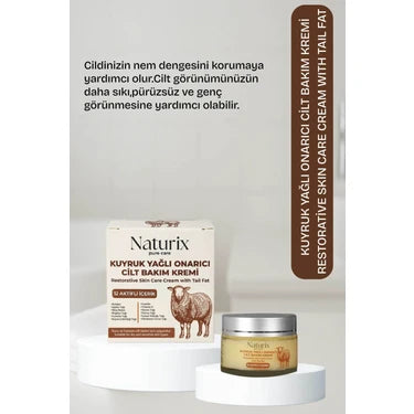 Huidverzorgingscrème voor staartvet 50 ml | 12 Natuurlijk afgeleide ingrediënten