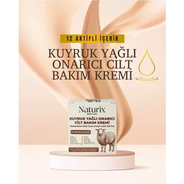 Huidverzorgingscrème voor staartvet 50 ml | 12 Natuurlijk afgeleide ingrediënten