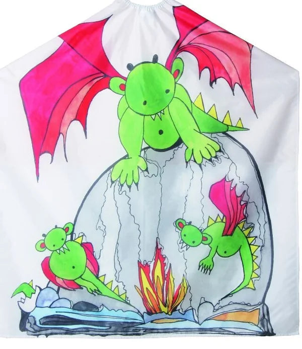 Cape à capuche pour enfant - Dragon de feu