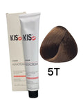 KIS 5T - Teinture capillaire KeraCream Color Tabac Foncé 100ml.