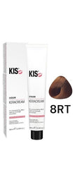 KIS 8.RT - Teinture capillaire KeraCream Color rouge tabac clair 100 ml.