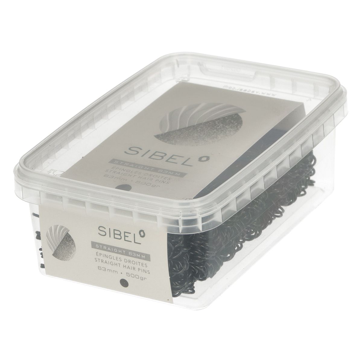SIBEL Gegolfde Grips Zwart 45mm Doos 500gr