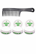 Abzehk Matte Hair Styling Wax 3 Stuks + Gratis Styling Kam