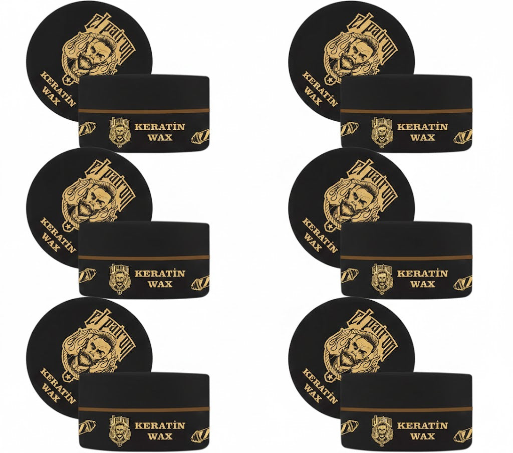 ELPatron haarstyling keratin wax Voordeelverpakking 6x 150ml