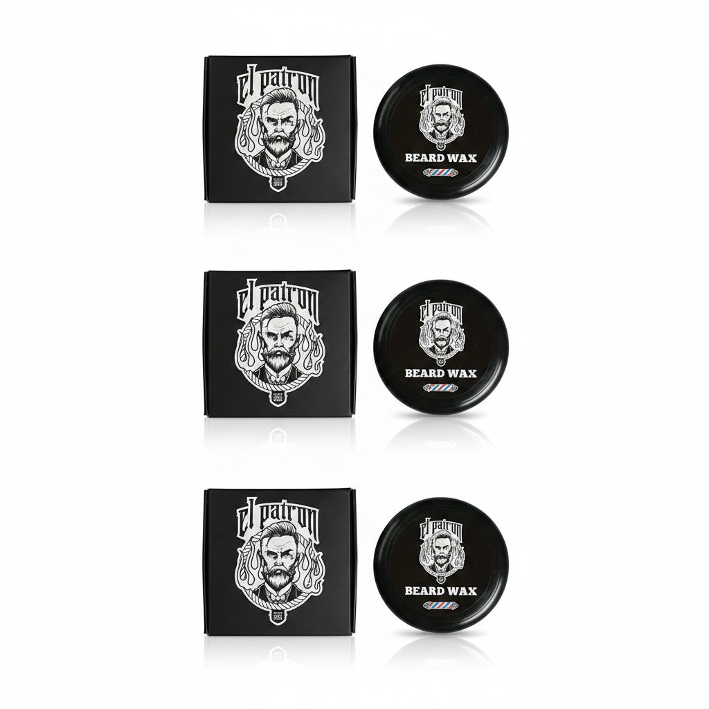 Elpatron Professional Beard & Mustache Wax Voordeelverpakking 3 stuks