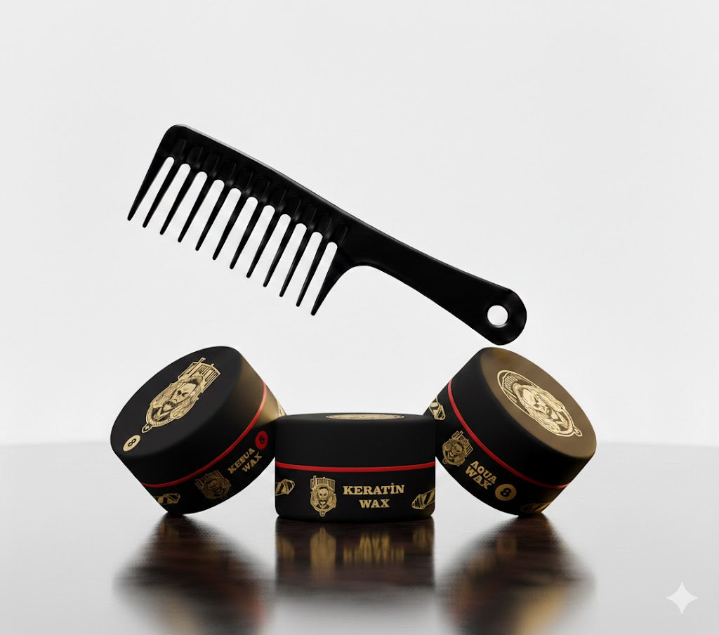 ELPatron haarstyling Aqua wax 8  Met Styling Km Voordeelverpakking 3x 150ml
